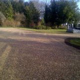 Car Park completed in Golden Gravel (20MM)