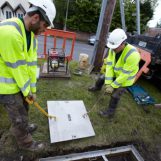 Putting new cover on BT box